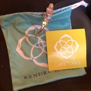 Kendra Scott Rainbow Jeweled Gold Cuff Bracelet